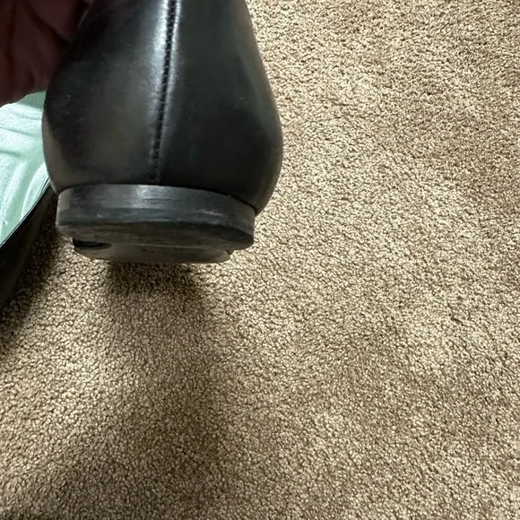 Authentic Hermes Joy Elegant Black Leather Flats - size 10 - Picture 6 of 9